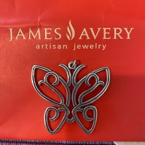 James Avery Butterfly Pendant (retired) Sterling Silver